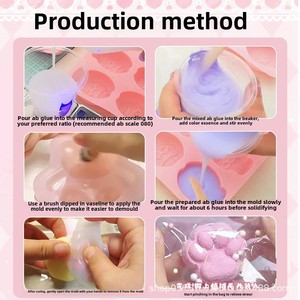 Kit de silicona DIY para hacer juguetes de arcilla a presión, divertido molde con forma de fruta, regalo antiestrés para niñas de 5 a 7 años - Product Image 3