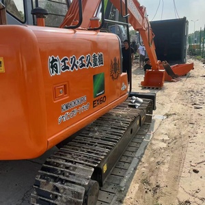 Excavadora Usada Hitachi ZX60 de 5 Toneladas, Hitachi 60 de 6 Toneladas, Htachi 30, Hitachi 55, Excavadora Hidráulica de Segunda Mano con Instalación de Pulgar - Product Image 4