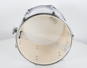 Regulador de alta calidad personalizado de fábrica, tambor de 14 pulgadas, abrazadera de galvanoplastia blanca de álamo de grado A, rendimiento profesional - Product Image 5