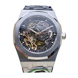Reloj Mecánico de Buceo de Lujo, Super Calidad, Resistente al Agua, 41mm, Fábrica THB, Movimiento 3132, 15407, Esqueleto - Product Image 1