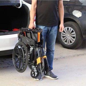 Wheelchairs Folding Full-lying Chair With Toilet Multifunctional Portable Handcart For The Elderly Disabled Scooter - Product Image 6