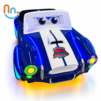 Manège pour enfants à monnayeur Joy2fun, voiture de parc d'attractions pour enfants, en fibre de verre avec éclairage LED, machine de jeu d'arcade 110V 220V