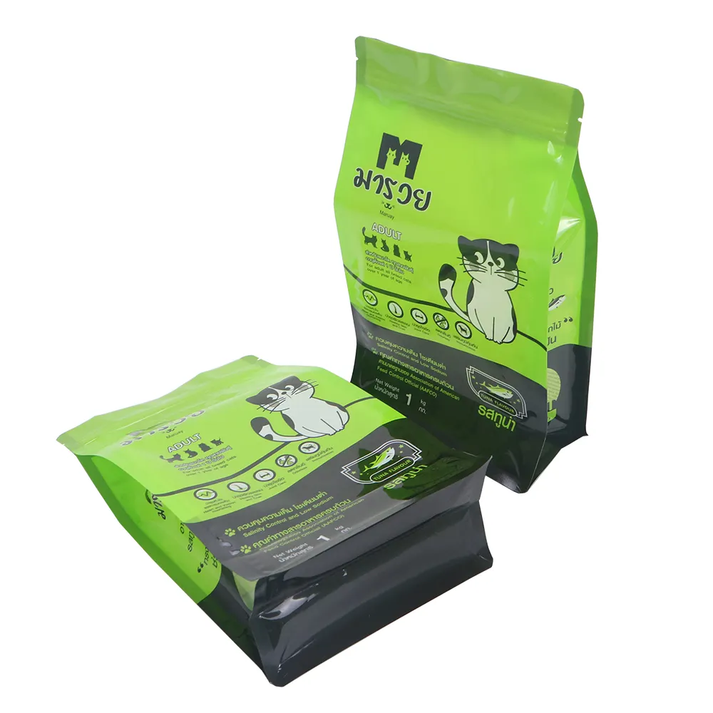 Индивидуальная печатная оптовая продажа, гибкая упаковка, прочная пищевая упаковка для собак, специальная упаковка для корма для собак