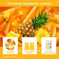 Sachet Doypack Personnalisé Imprimé pour Gummies de Potassium, Magnésium et Vitamine D avec Fermeture Éclair – Emballage Naturel pour Compléments Alimentaires pour Adolescents et Adultes