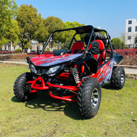 Kart à essence 200cc pour adultes, deux places, 4 roues, automatique, tout-terrain, pour location en parc, en station balnéaire, sur piste, aventure en plein air