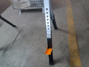 Saw Horse Sawhorse le migliori gambe pieghevoli pieghevoli portatili a rilascio automatico hanno visto cavalli - Product Image 5