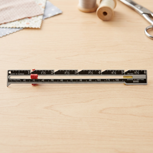 DK-404 <b>Sewing</b> & Knitting Gauge | Aluminum Ruler 12cm 5 Inch Portable - Product Image 2
