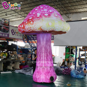 เห็ดเป่าลมขนาดยักษ์พร้อมไฟ LED สำหรับตกแต่งดอกไม้ในวันคริสต์มาส - Product Image 2