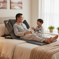 Lit électrique pliable chinois avec dossier réglable, vente en gros, MOQ 1, directement de l'usine, 4 tailles, télécommande, idéal pour les soins aux personnes âgées et aux patients