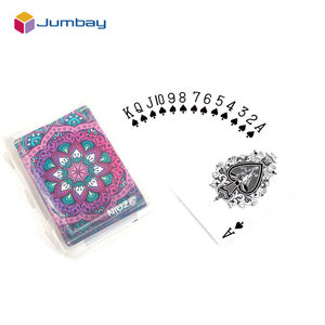 Изготовление и печать игральных карт по индивидуальному заказу с логотипом, высококачественная печать для различных видов покера в прозрачной акриловой коробке - Product Image 1