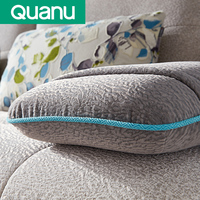 Ensemble de canapé d'angle en tissu de conception moderne simple en forme de L 102137