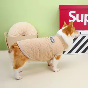 Corgi <strong>Sausage</strong> Winter Stocked Classic Leisure Style Solid Cotton Polyester Short-Legged <strong>Dog</strong> <strong>Coat</strong> - Product Image 2