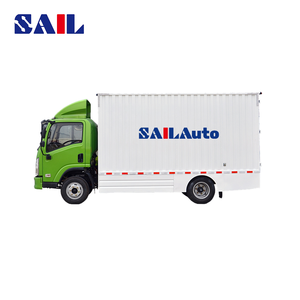 SAIL Custom 40 pies Vans Semi Trailer Truck con <span class=keywords><strong>4x4</strong></span> Drive Wheel Electric 4x2 Cámara trasera Usado Cargo Van Car Sanitation Box OEM" - Product Image 3