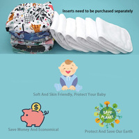 Culottes d'apprentissage réutilisables en coton biologique pour bébé, respirantes et lavables