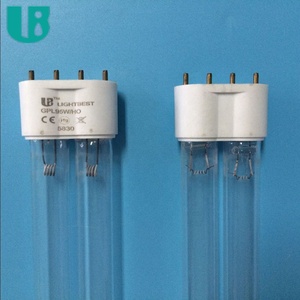 Lampe de désinfection <span class=keywords><strong>UVC</strong></span> LIGHTBEST GPL55W/4P 2G11 en forme de H 254nm, double tube lumineux compact pour la purification de l'air - Product Image 4