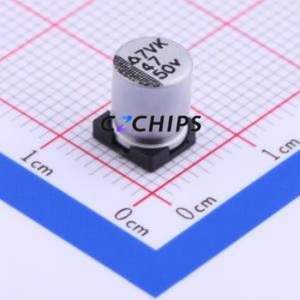 Condensador Electrolítico de Aluminio SMD MVK50V47M6.3*8 6.3TP, D6.3xL8mm 47uF 20% 50V 70mA-120Hz - Product Image 1