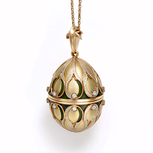 Metal Esmalte <span class=keywords><strong>Faberge</strong></span> <span class=keywords><strong>Huevo</strong></span> Estilo <span class=keywords><strong>Colgante</strong></span> QFA103 - Product Image 2