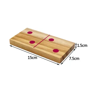 Dominoes Wooden Set Wholesale Customization Colored Wooden Domino Game Set Double 6 Dominoes And Wooden Colorful With Wooden Box And 28 Pcs