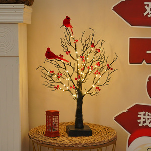 Luces de Navidad Preiluminadas con Forma de Hoja de Arce en Blanco Cálido, Doble Alimentación por Batería y USB, con Función de Temporizador, para Decoración Festiva de Interiores - Product Image 2