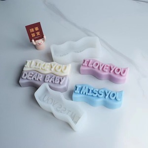 Candle Mold Pillar Shape Floral Design For DIY Home Decoration Cake Chocolate Molds Transparent White - Product Image 4