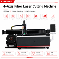 Découpeuse laser à fibre Shandong Chenmai 1500W pour plaques et tubes, 1500x3000mm, capable de découper différentes plaques et profilés métalliques