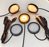 Éclairage LED sous-meuble, éclairage de vitrine, éclairage de comptoir, éclairage de caravane, éclairage intérieur de camping-car, lampe spot avec interrupteur USB 5V