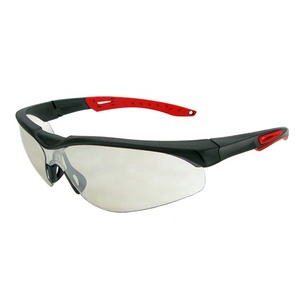 Lunettes de sécurité multi-usages CE EN166 avec monture Nylon double injection, branches TPR et coussinets nasaux PVC souple - Product Image 5