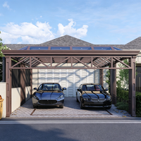 Véranda extérieure modulaire préfabriquée en aluminium et verre, moderne et autoportante, pour villa et appartement