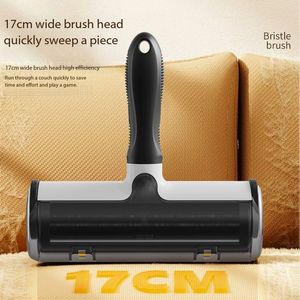 ABS riutilizzabile autopulente Cat & <span class=keywords><strong>Dog</strong></span> per animali domestici rulli di rimozione dei peli di plastica del divano pettine spazzola per moquette e rullo pelucchi - Product Image 6