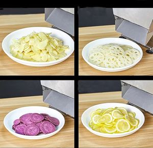 Industrial de acero inoxidable Manual aguacate plátano Chips Chip vegetal patata tomate rebanador - Product Image 5