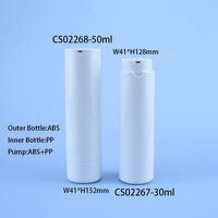 Couleur personnalisée 30ml 50ml bouteille de pompe sans air emballage sous vide crème solaire soins de la peau conteneur Lotion crème bouteille sans air