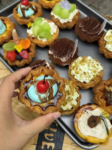 Crostata di merletto di lasagne al sole francese crostata kosher <span class=keywords><strong>per</strong></span> la cottura di <span class=keywords><strong>prodotti</strong></span> semilavorati frozen aperta con fondo di latta commerciale - Product Image 3