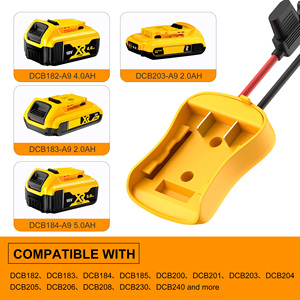 Điện bánh xe Adapter cho Dewalt 20V 2 Pin Pin sạc kết nối pin Lithium kết nối pin nối cắm - Product Image 5