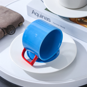 Tasses à thé et soucoupes style nordique, café moderne, café <span class=keywords><strong>expresso</strong></span>, porcelaine - Product Image 2