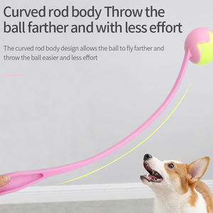 Giocattoli per animali domestici bastone da lancio per cani con pallina da Tennis per allenamento all'aperto giocattolo interattivo per animali domestici - Product Image 3