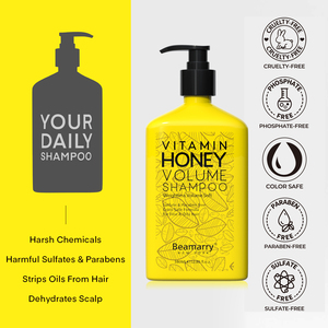 Meilleur soin capillaire Shampooing nourrissant pour cheveux sans sulfate de vitamine organique et de <span class=keywords><strong>miel</strong></span> - Product Image 6