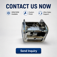 OEM Custom Metal Enclosure Polished Finish U Shaped Housing With Corrugated Base and Precision Cutouts for Industrial