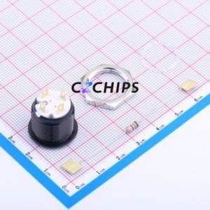 ATP16-DL5-606-B3SA-04G Push Button Switch Through hole Component (THT) Switch - Product Image 2