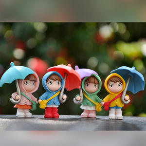 Parapluie mignon Couple voiture décoration intérieure figurines Auto rétroviseur ornements cadeaux <span class=keywords><strong>Mini</strong></span> accessoires W24-704 - Product Image 1