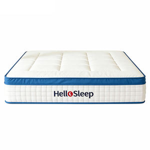 Matelas Queen, matelas <span class=keywords><strong>hybride</strong></span> de <span class=keywords><strong>14</strong></span> <span class=keywords><strong>pouces</strong></span>, noir, matelas Euro Top, fermeté moyenne pour le dos, confortable pour votre corps toute la nuit - Product Image 5