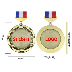 ผู้ผลิตเหรียญรางวัล ขายส่งราคาถูก เหรียญทอง เงิน ทองแดง คารัต ถ้วยรางวัลและเหรียญรางวัลแบบกำหนดเอง เหรียญกีฬาโลหะเปล่า - Product Image 6