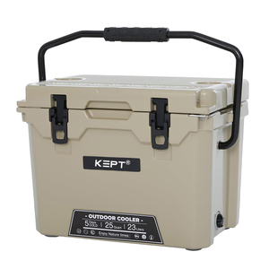 Glacière rotomoulée 25QT en LLDPE, moderne, économique, étanche, isolée, rigide, pour garder les aliments frais, robuste, pour les sports de plein air - Product Image 3
