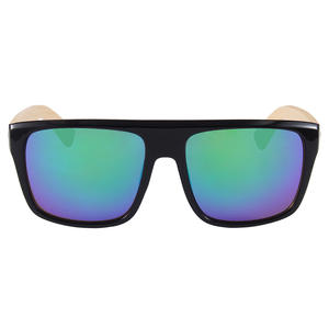 แว่นกันแดดทรงสี่เหลี่ยมลายไม้ กรอบ PC ป้องกันรังสียูวี 400 สำหรับทุกเพศ เหมาะสำหรับตกปลา ขับรถ และกิจกรรมกลางแจ้ง - Product Image 4