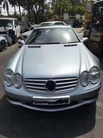 Utilizado para Mercedes SL R230, kit de carrocería de fibra de vidrio tipo A, con faldón lateral de parachoques delantero, parachoques trasero