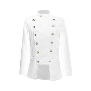 Baige para hombre de doble botonadura Blazer chaqueta Slim Fit Stand Collar <span class=keywords><strong>traje</strong></span> Hsoter novio <span class=keywords><strong>traje</strong></span> de <span class=keywords><strong>boda</strong></span> - Product Image 6