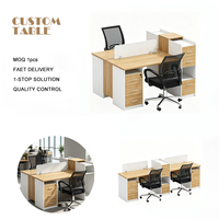 Bureaux professionnels pour personnel, espace de travail commercial, mobilier de bureau moderne, bureaux informatiques partagés pour équipes, postes de travail modulaires pour bureaux