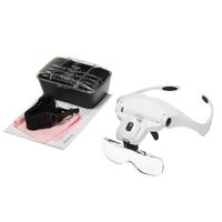 Wholesale Customize Lash Magnifying Glasses Comfortable Eyelash Extension Magnifying Glasses with Led Light