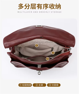 Hot Sale Fashion Large Capacity Soft Leather Bags Daily Handbag <b>Tote</b> Bag High Quality Shoulder Bag Tanjing - Product Image 6