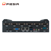 Piesia Intel 7th 8th Gen Core I5 I7 Mini computadora de escritorio Host 2 LAN 6COM 2 * DDR4 Mini ITX Case 1 * VGA/HD X86 Mini PC portátil