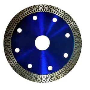 Nuovo Design blu maglia Turbo 106 mm 4 pollici taglio lama disco diamantato per porcellana ceramica piastrelle